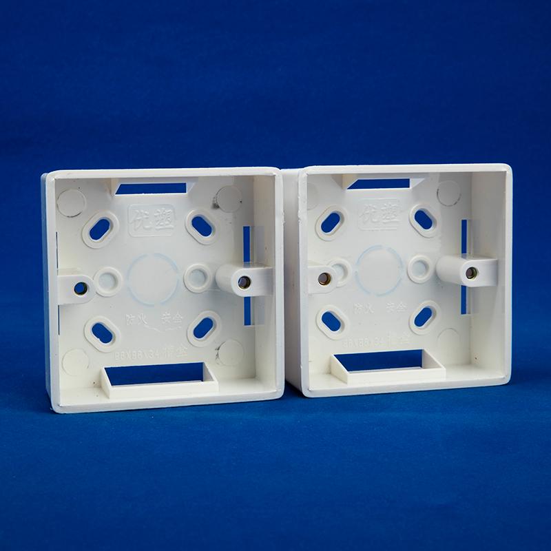 Universal 86 Type Surface Mount Switch and Socket Wiring Box