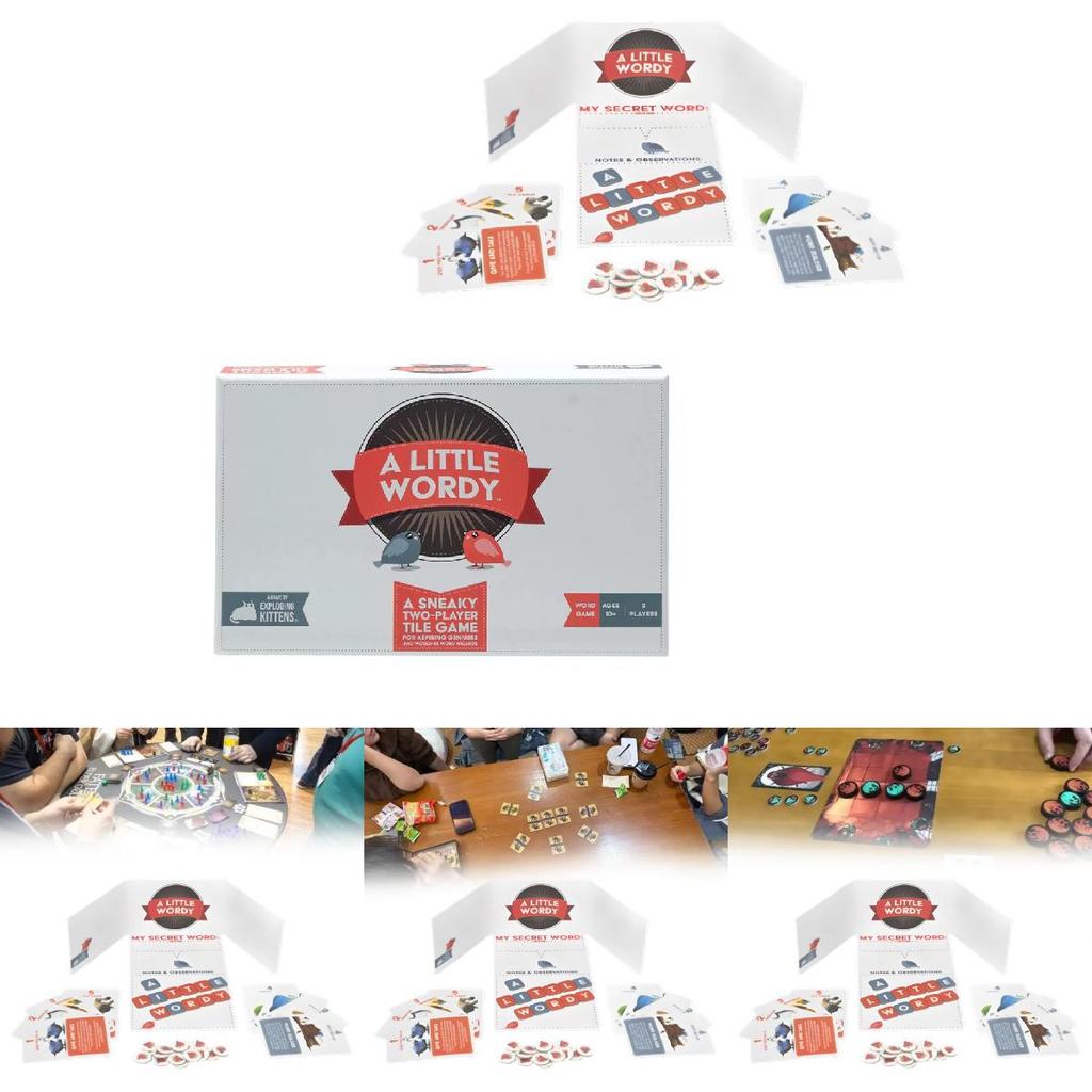 A Little Wordy By Exploding Kittens Card Game For Educational And Recreational Family Activities