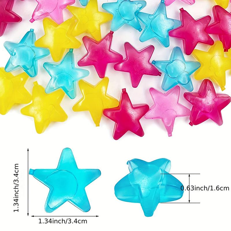 24Pcs Reusable Plastic Quick-Freeze Easy-To-Clean Fake Ice Cubes For Making Cold Appealing Drinks