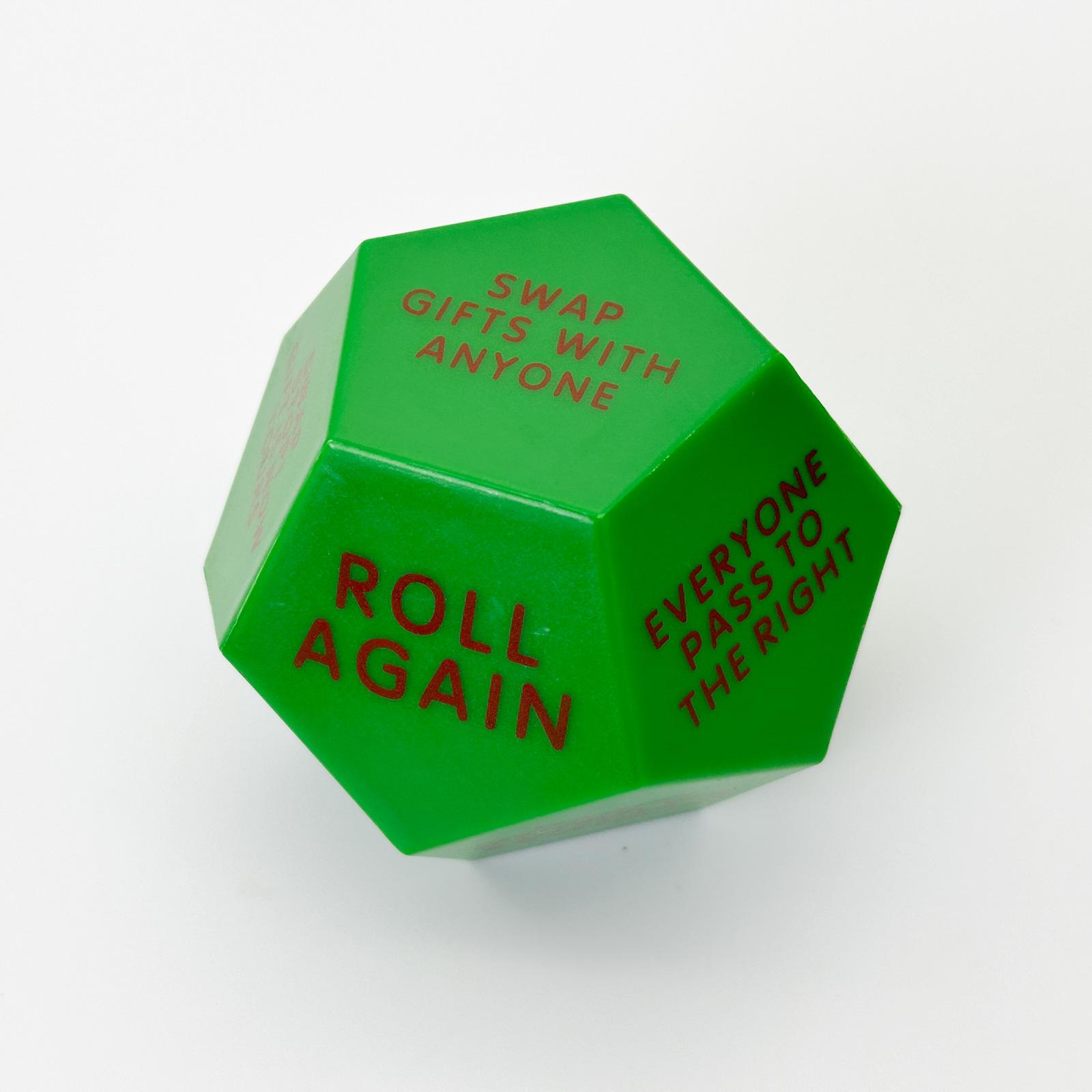 

Santa Swap Gift Exchange Dice, 2026 New Christmas Dice Gift Exchange Game, 12 Different Sides - 3 * 3 * 3in 1/2pcs темно-сірий