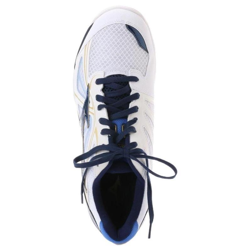 Mizuno Wave Rider 25 Wide 'White Blue' Sneakers V1GA173025
