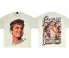 Retro Print T-shirt Men Women Classic Cotton Singer Luan Santana Big Face Short Sleeves Oversized Heavy Man Women Unisex Top Tee