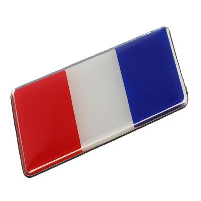 LEDMOMO Car Sticker France National Flag Aluminum Emblem Plate Seal