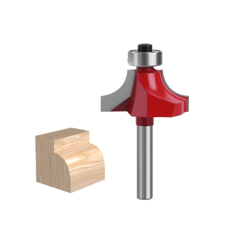 1/4inch Shank Bearing Corner Round Router Bit Trimming Cutter Trimming Machine Milling Cutter Woodworking Accessories