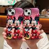 Disney phone case, double-layer protective cover, suitable for iPhone X/XS/SE/7/8/11/12/13/14/15/16/17 Pro Max Plus