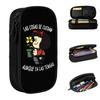 Mafalda Mafie Cartoon Pencil Cases Kawaii Anime Pen Holder Bag Girl Boy Large Storage Office Cosmetic Pencilcases