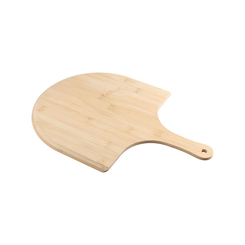 Smooth Long Handle Pizza Peel Nonstick Bamboo Wood Bamboo Pizza Cutting Board Durable Easy Storage Cheese Serving Tray Fruit