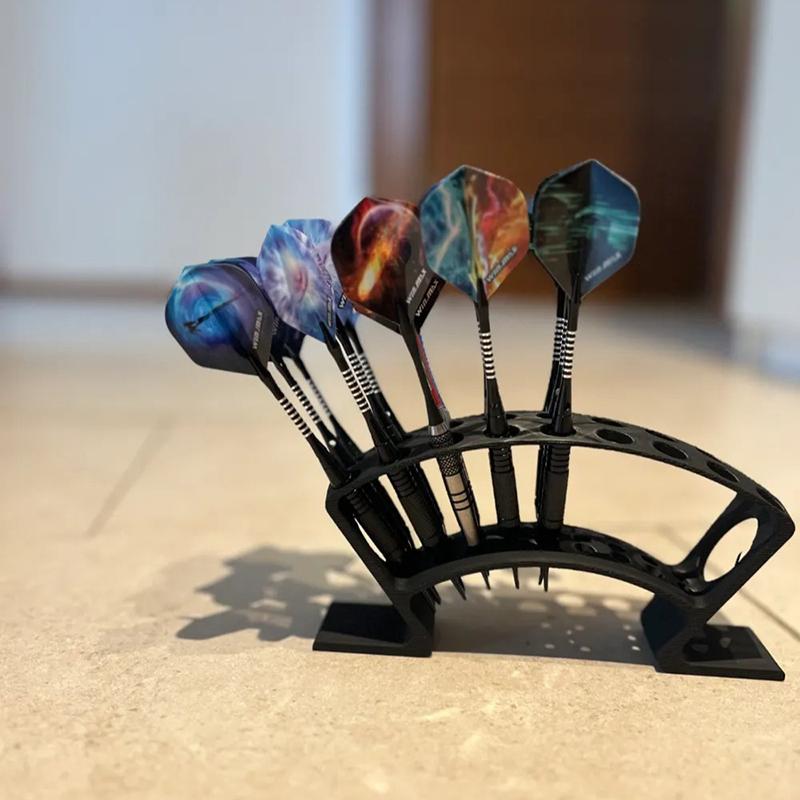 27-Slots Dart Stand Large Capacity Neat Storage Holder Dart Board Organizerfor Home Bar & Greek-Themed Game Room Decoration