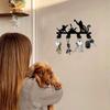 Gancho de Chave de Gato Boêmio Decoração de Parede 15 cm Hanger para Jardim Externo Varanda