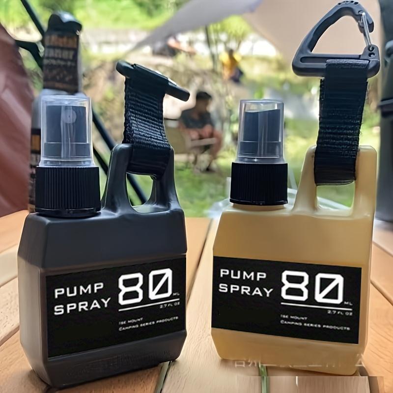 1/3pcs Outdoor Hanging Buckle Spray Bottle with Nozzle Portable Camping Travel Tool Refillable Liquid Container for Insect Repel