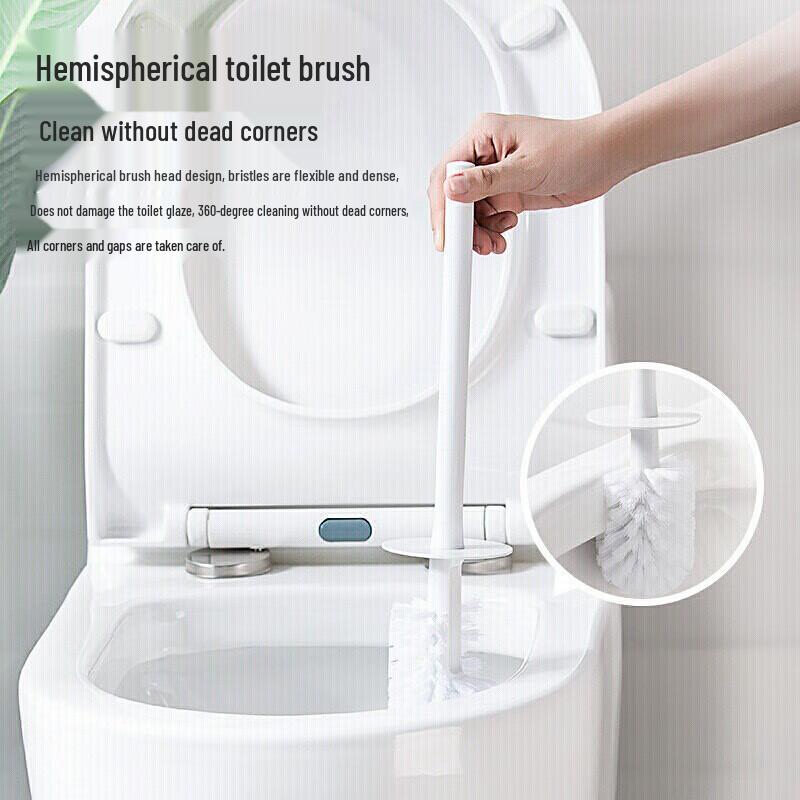 Chahua Long-Handle Hard Bristle Toilet Brush