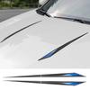 2Pcs Car Universal Door Body Decoration Protector 3D Car Body Fender Side Wing Sticker Blade Decal Auto Modification Accessories