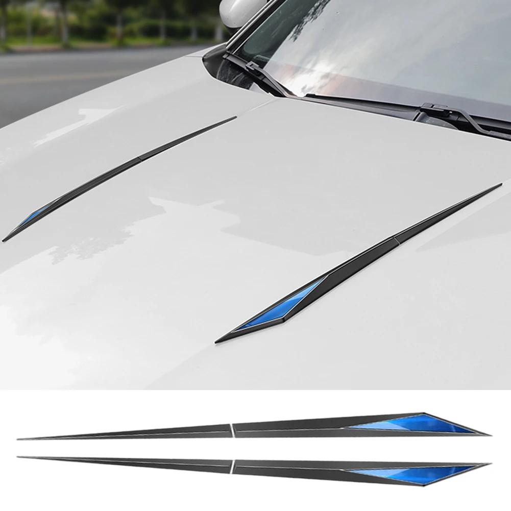 2Pcs Car Universal Door Body Decoration Protector 3D Car Body Fender Side Wing Sticker Blade Decal Auto Modification Accessories