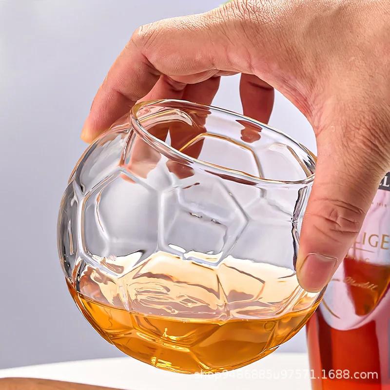 Individueller Weinbecher aus hochborosilicate Glas Sport Fußball und Baseball Personalisierte Tischdekoration für Party Geschenk für Ihn und Sie