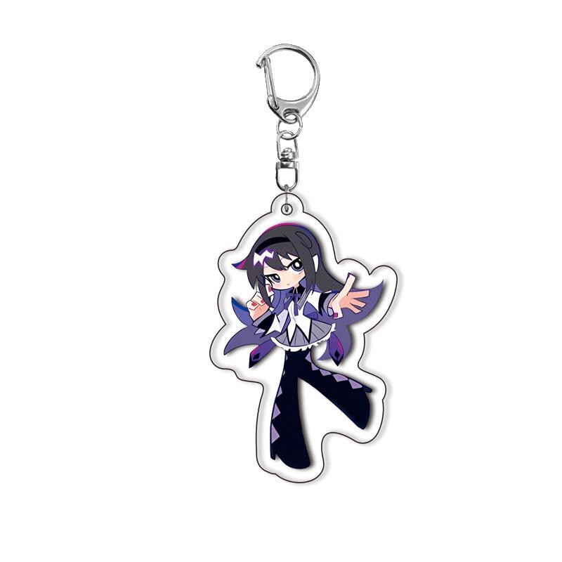 

Puella Magi Madoka Magica Key Chain Keychains Ring For Sakura Kyouko Tomoe Mami Miki Sayaka Kaname Madoka Akemi Homura Fans Gift 6 cm