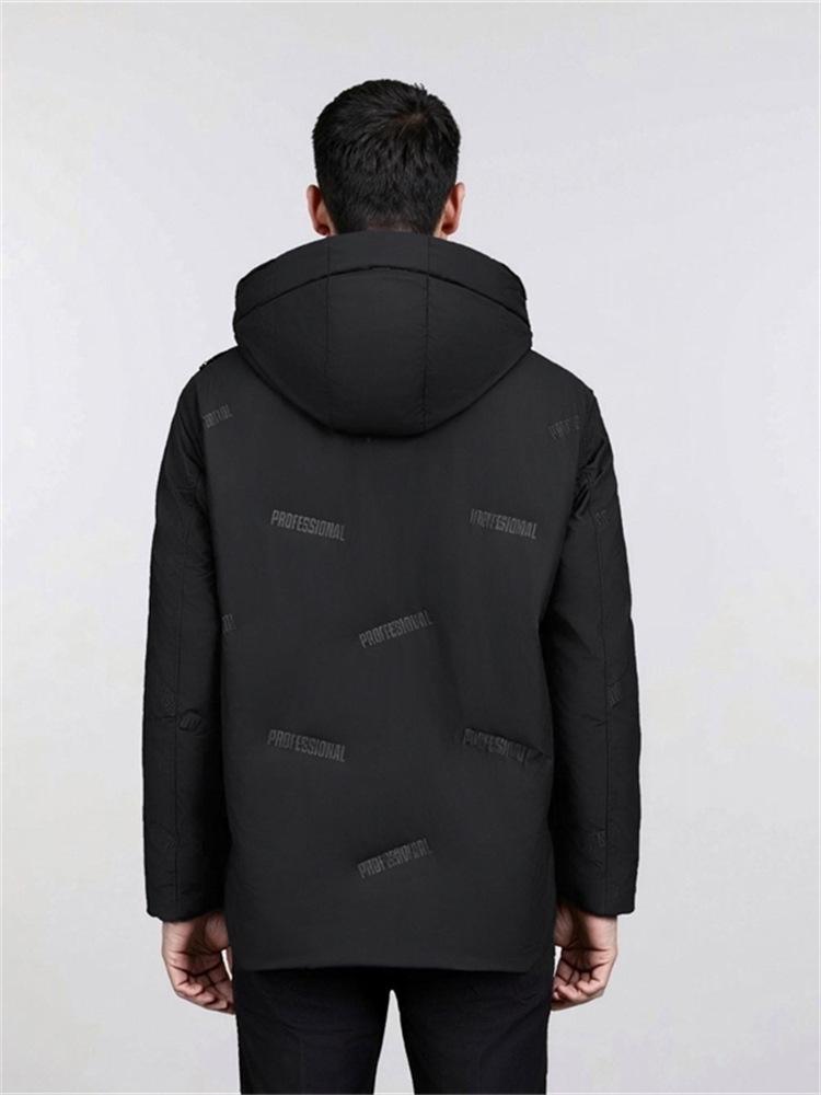 Brand Men's Winter Letter Print Thick Warm Down Jacket Y4L27300