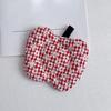 14.5*12cm Fruit Shaped Design Ins Fabric Coaster Wave Point Cotton Creative Coffee Cup Pad Heat Resistant 13 Colors