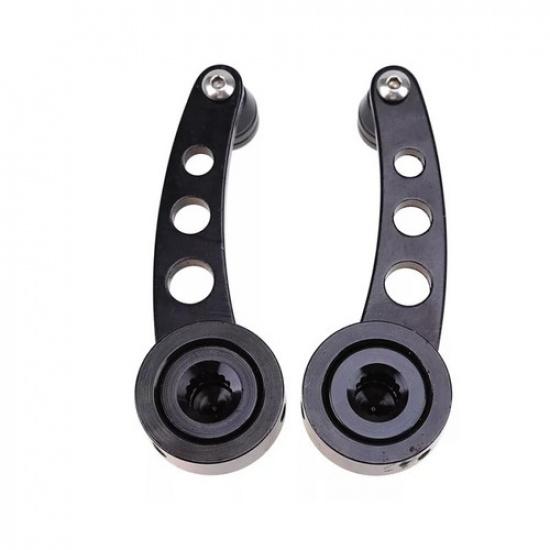 2PCS High Quality Aluminum Car Manual Door Window Winder Crank Handle Universal