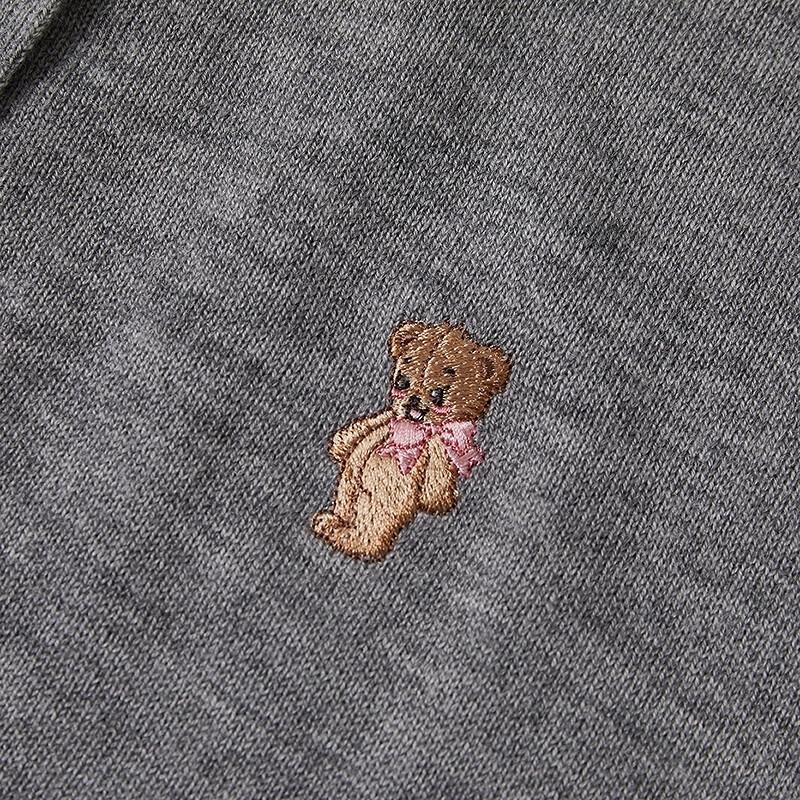 Teenie Weenie Bearnova Women's Cartoon Bear Scarf Cardigan