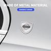1/2ks 3D kovové nálepky odznak štít styling auta pro Nissan X-trail Qashqai Note Juke Sentra Patrol Almera Navara Leaf