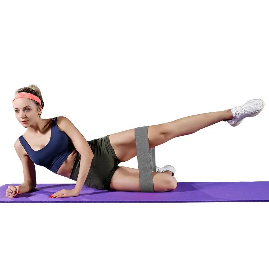 Stoffwiderstand Booty Bands Gesäß Oberschenkel Training Elastische Bänder Kniebeuge Kreis Dehnung Fitness Schlaufen Yoga Fitnessstudio Ausrüstung