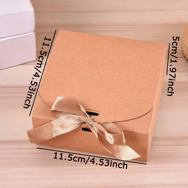 WTEMPO Decorative Gift Boxes with Lid and Ribbon Bow Multipurpose Paper Party Favor Boxes for Jewelry Small Presents Perfect for Birthday Wedding