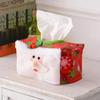 Christmas Tissue Box Cute Tissue Case Paper Towel Case Holder Office Kitchen Living Room Home Desktop Decor Napkin Paper Cover