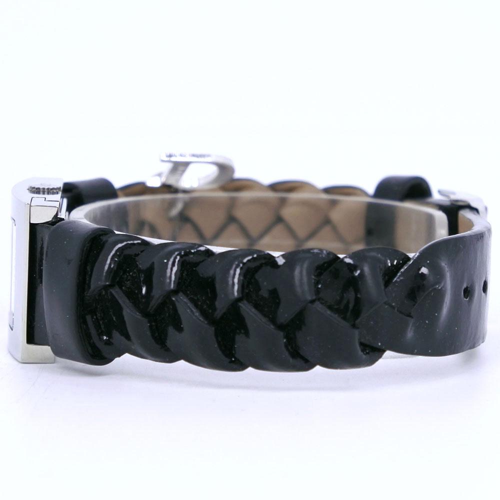 Dior Maris Watches D78-109 Silver-/black blackDial Stainless Steel/leather Quartz Analog Display Women Used