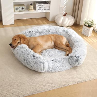 Round Removeable Pet Dog Bed Mat Super Soft Pet Sleeping Bed for Small Medium Large Dogs Washable Puppy Sofa Mat Cushion