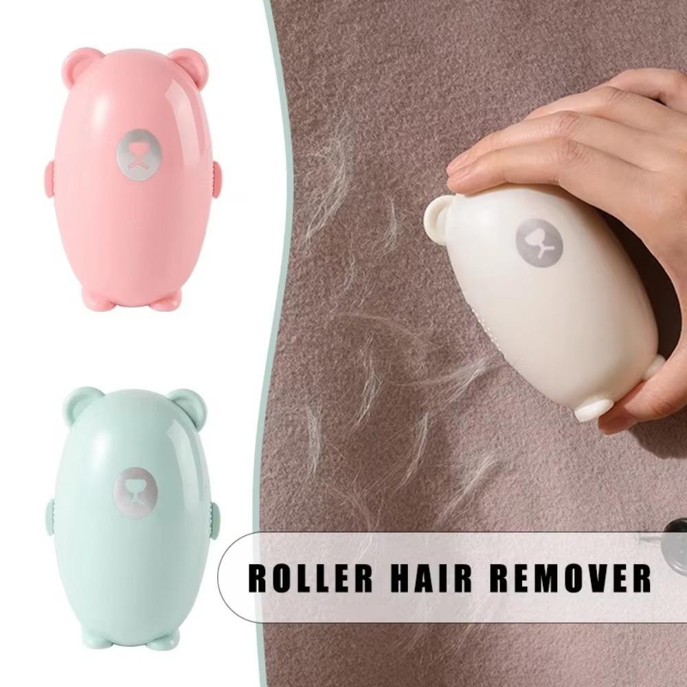 

Hair Removal Washable Clothes Hair Sticky Roller Home Clean Tools Manual Lint Roller for Pet Penguin-Blue