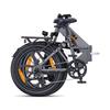 HillMiles Mile 2 City Commuter E-Bike 350W 36V13Ah, Up to 25km/h, Oil Disc Brakes, Full Suspension, 20" Fat Snow Tire Pedelec