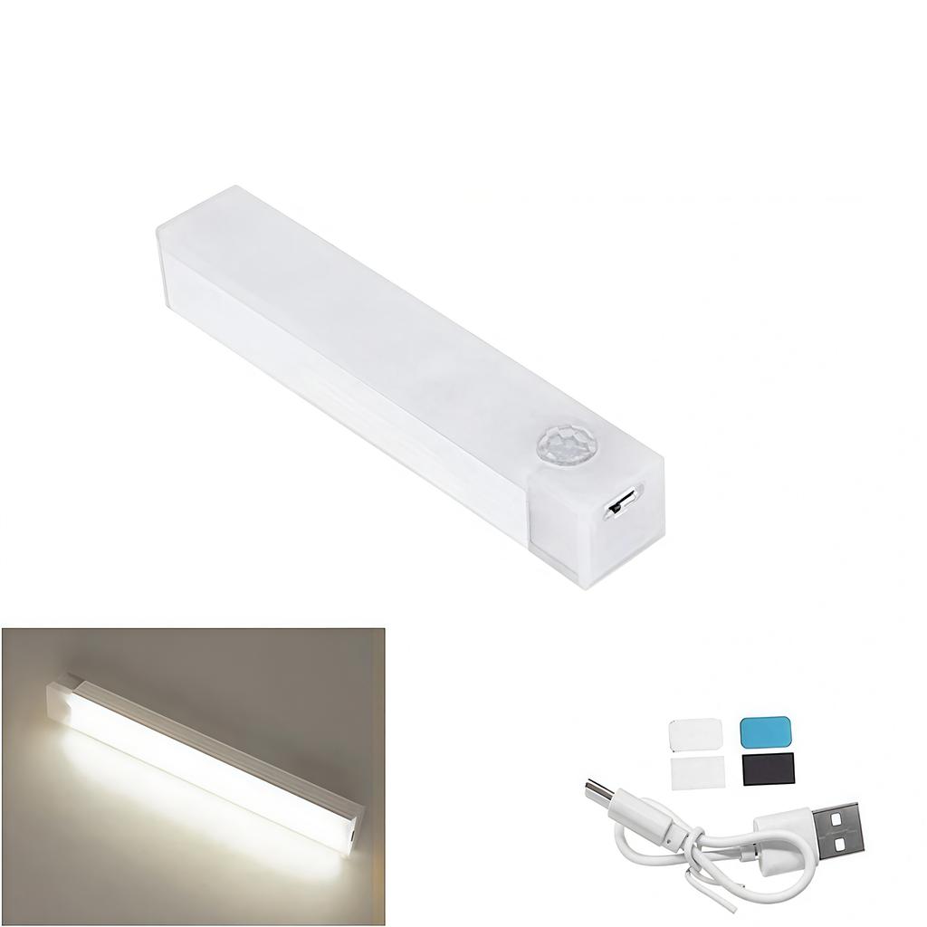 LED Motion Sensor Light Strip, Rechargeable Magnetic Light, Cabinet Light, Wardrobe Light, Wine Cabinet, Shoe Cabinet Motion Sen
