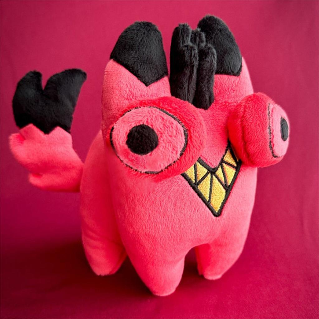 New Alastor Plush Adam Hazbined Cos Hotels Soft Stuffed Costume Cute Plushie Figure Hells For Children Kids Christmas Gift