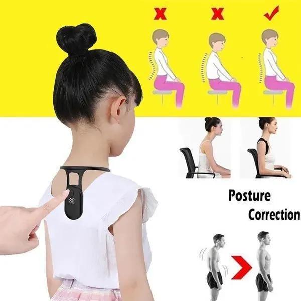 Φορητή Υπερηχητική Συσκευή Καταπραϋντικής Λεμφικής Αποσυμφόρησης και Διαμόρφωσης Σώματος για τον Λαιμό, Φορητή Μασάζ για Άνδρες και Γυναίκες, Έξυπνος Αισθητήρας, Διορθωτής Στάσης Σώματος για Καθιστή Θέση