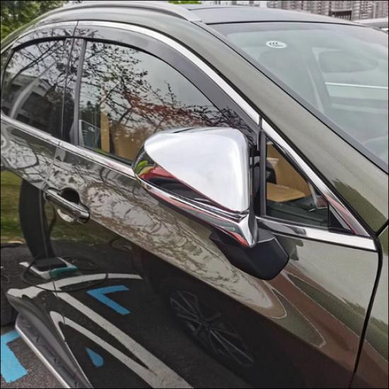 For Lexus RX350 RX450H 2016- ABS Chrome Side Mirrors Rearview Trim Cover