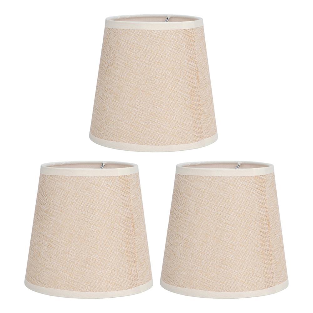 3PCS Fabric Lamp Cover Clip On Design Small Lamp Shades Modern Lampshade  Indoor Lamp