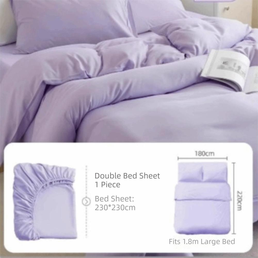 Elastic Bands Disposable Bed Sheet Non Slip Disposable Bedding Set Disposable Fitted Sheet Hotel фиолетовый