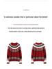 Artistic Retro Fair Isle Cashmere Sweater: 2025 Autumn/Winter Collection, Round Neck, Thick Knitwear, Loose Fit Fashion Base Layer