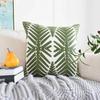 3D Embroidered Sofa Cushion Cover Homestay Pastoral Plant Pillow Cover Home  Pillow Case 45x45