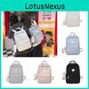 Solid Nylon Color Backpack Large Capacity Girls Schoolbag Fashion Gift Student