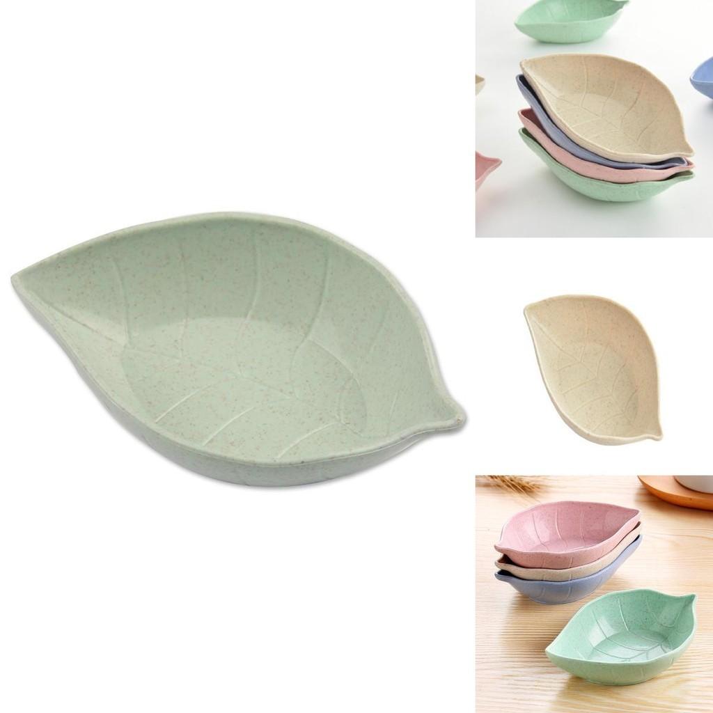 Eco-friendly Wheat Straw Sauce Dish Featuring Stylish Colors For Seasonings And Dips