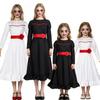 Halloween Horror Ghost Doll Cosplay Dress Annabelle Inspired Roleplay Costume Women