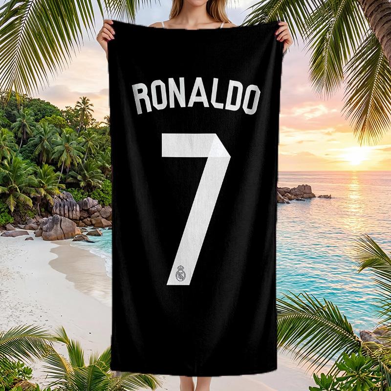 Asciugamano da Spiaggia Cristiano Ronaldo Morbido Microfibra Asciugamano Estivo Asciugatura Rapida Assorbente per Spiaggia Piscina Viaggio