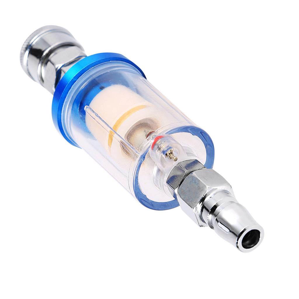 Spray     Filter Moisture Separator Water Trap with 1/4 Inch   Fittings for Compressed   Lines Pneumatic Tools Equipment