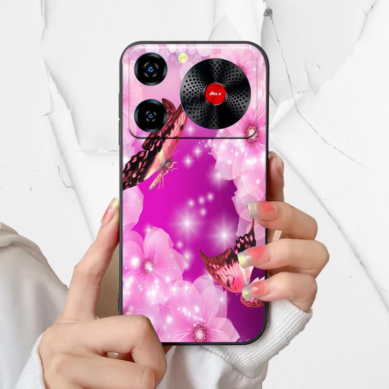 Cartoon Astronaut Phone Case For ZTE Nubia Music Cover Soft TPU Protective Shell For Nubia Music Cases Z2353 Black Silicone Capa