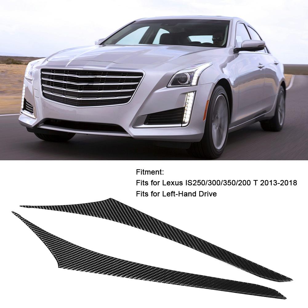 2 st Bilinredning Kolfiber Mittkonsol Sidoklädsellist Passar för Lexus