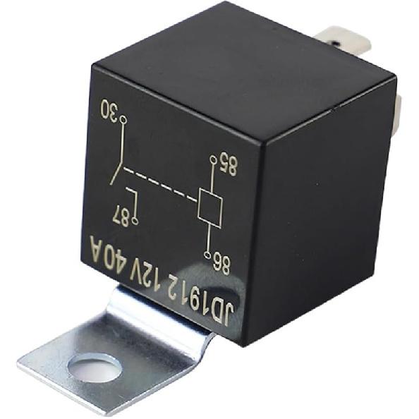 JD1912 12V 40A 4 Pin Relay Compatible with Auxiliary Lights Motorcycle Fog Light Wire (Color : 3 pcs)