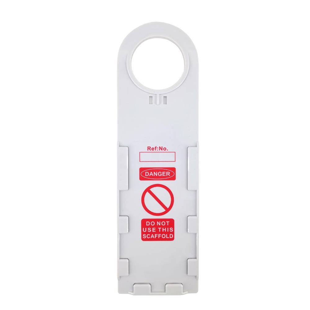 Industrial Safety Scaffolding Tag for Construction Site Shutdown and Overhaul Warnings