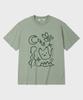 FALLETT Drawing Nero Short Sleeve T-Shirt Mint