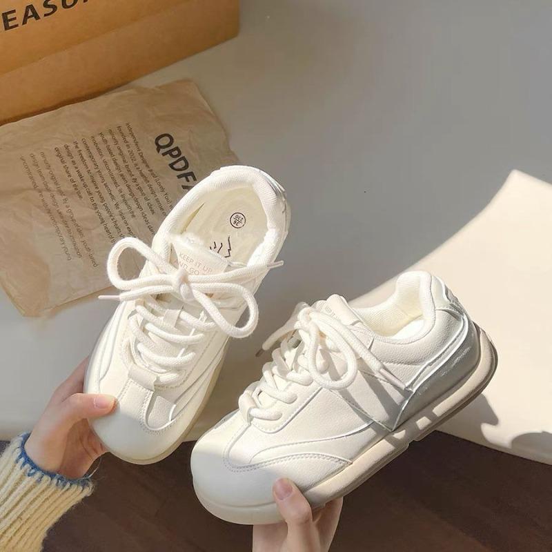 Spring little white shoes women's ugly cute big head shoes new versatile campus style sports and leisure board shoes